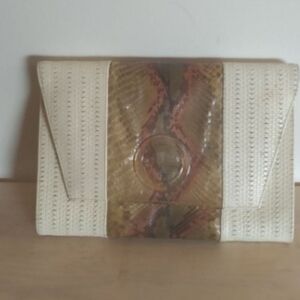 Vintage Jacomo Paris Textured Clutch Purse Bag